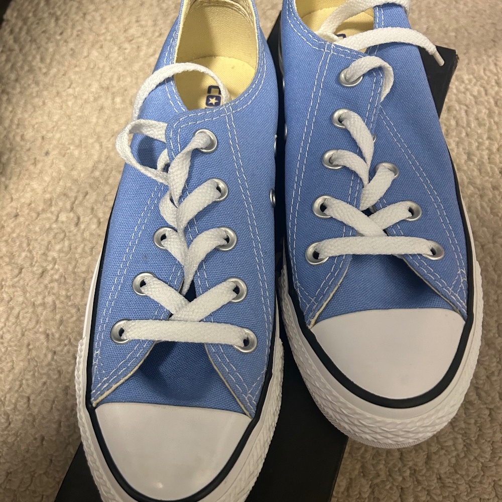Blue Converse Shoes - Picture 1 of 2